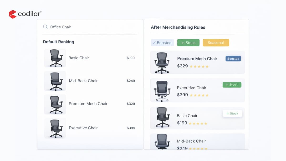 Using Merchandising Rules to Guide Outcomes